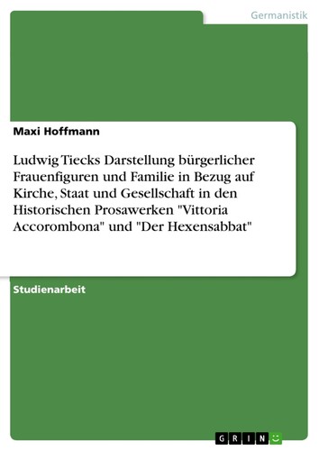 Ludwig tiecks darstellung - tiecks,