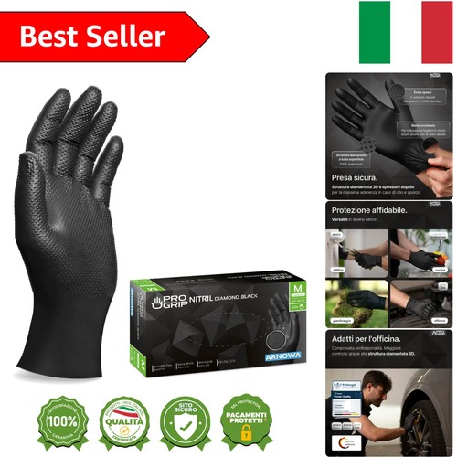 Progrip guanti nitrile nero - guanti,