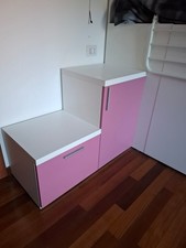 Letto singolo a soppalco con