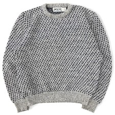 Maglione lana vintage grigio