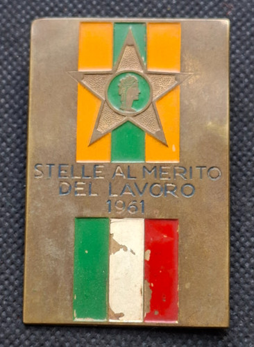 Placca distintivo stella - distintivo,