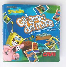ALBUM INCOMPLETO Carte SPONGEBOB & GLI AMICI DEL MARE CRAI (2012)+OmaggManca n.4