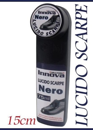 Lucida scarpe nero 75ml - scarpe, con