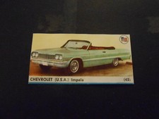 figurina DELL'AUTOMOBILE n.45-CHEVROLET IMPALA-ED.LAMPO 1958-REC.