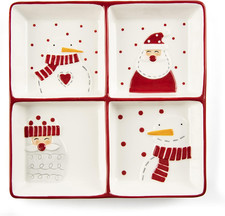 Snowman Piatto 4 Scomparti