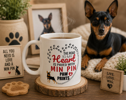 Miniature pinscher mug min - pinscher, mug,min
