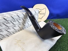 Pipa tabacco Gasparini Sunshine Bent Rustica Top Briar, scatola, borsa, non fumata