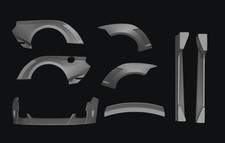 Kit resina corpo largo per