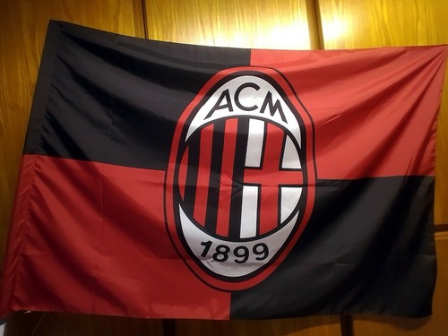 Bandiera milan 90x140 fondo - bandiera,
