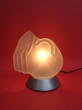 Lampada da tavolo CARLO NASON rara modello iTRE zodiaco "ACQUARIO" vetro di Murano Italia anni 90