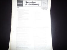 Manuale di servizio originale