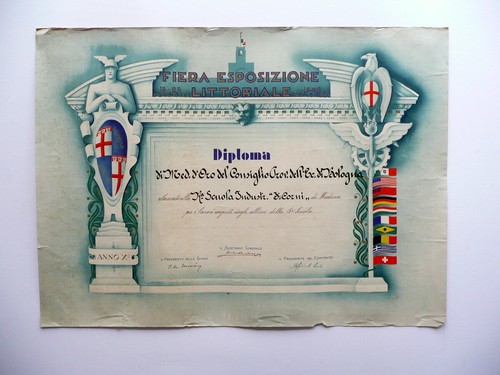 Diploma fiera esposizione del - diploma,