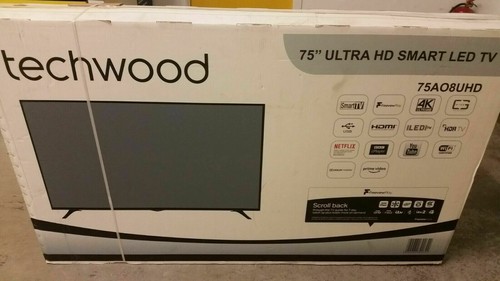Techwood 75ao8uhd tv - 75",
