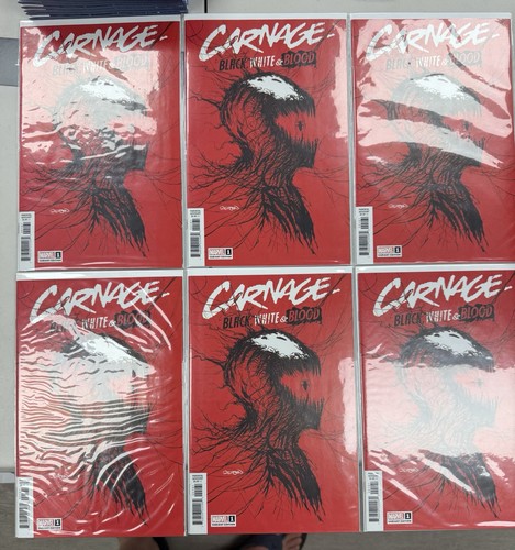 Lot carnage black white - of, black,