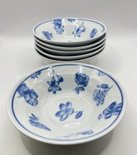 Set 6 piatti zuppiere fiori