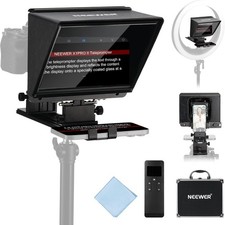Neewer X1 Pro II Teleprompter 9" Tutto in Metallo con telecomando