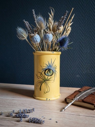 Vase vallauris jaune - vase,