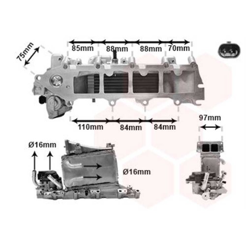 Van wezel intercooler - van,
