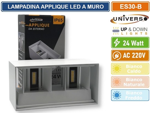 Lampada applique led muro - led, da