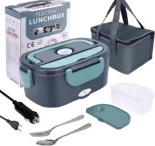 Scaldavivande Elettrico Portatile 60W Porta Pranzo Elettrico 1.5L Lunch Box