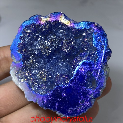 1pz agata arcobaleno geode - 1pz,
