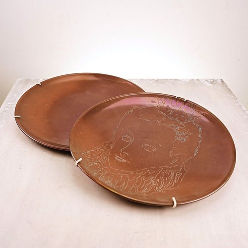 Coppia piatti parete in - coppia,