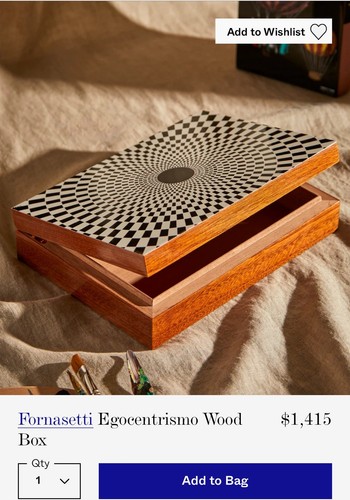 Fornasetti egocentrismo wood - egocentrismo,