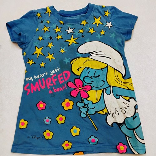 Shirt bambino puffi - puffi, blu