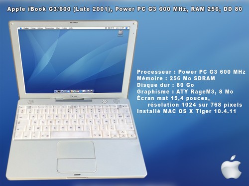 Apple ibook 600 late - ibook, g3/600