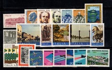 Italia 1972-73 Sass. 1192-1211,A160 MNH 100% Personalità,Venezia,Aerei