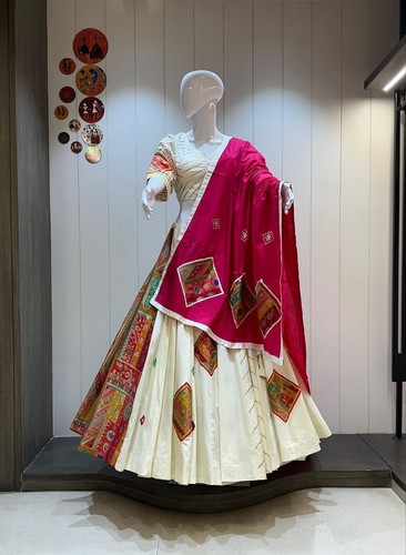 Designer jaam cotone chaniya - jaam,