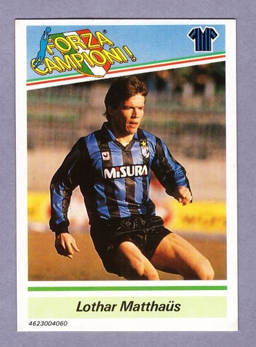 Lothar matthaus inter card - matthaus,