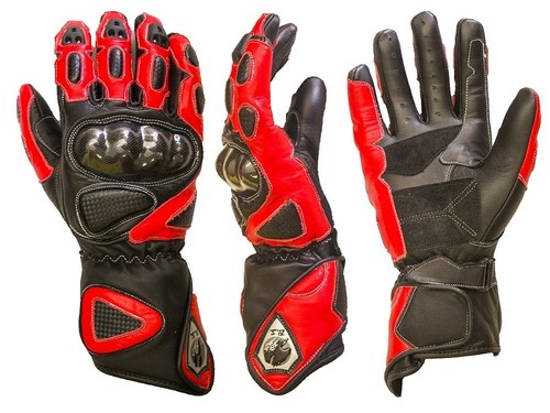 Guanti moto pelle con - moto,