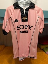 JUVENTUS MAGLIA CENTENARIO 1997 1998 KAPPA PINK ROSA DEL PIERO 10 SONY TAGLIA M