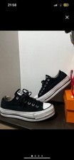 CONVERSE SNEAKERS ALL STAR CLEAN PLATFORM DONNA NERA