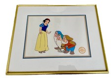 Walt Disney Biancaneve Edizione Limitata Serigrafia Cel 1937 Art CoA Sette Nani
