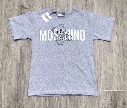 Shirt moschino grigio logo - moschino,