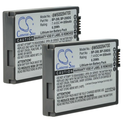 Batteria per canon mvx1s - 2x,