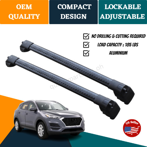 Aluminium roof rack bar cross - aluminium,