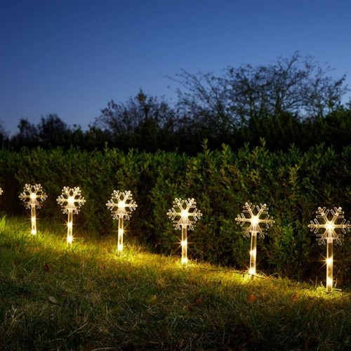 Grandi luci fiocco neve - di,