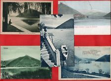LAGO DI PIEDILUCO - TERNI - LOTTO DI 5 CARTOLINE ANTICHE FP