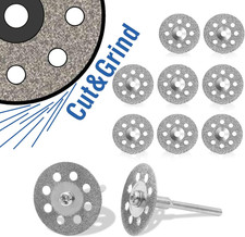 10 discos corte de diamante