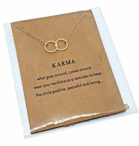 Infinity karma pendente anelli - karma,