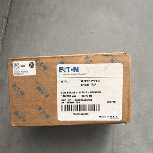 Eaton snt6p11k shunt - shunt, trip