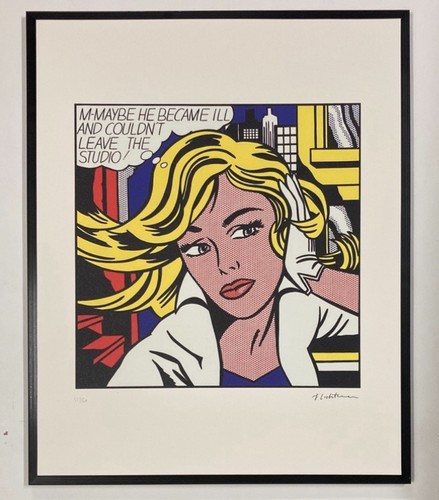 Lithographie roy lichtenstein - roy,