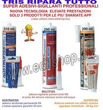 MULTIFISS-SUPERFISS-KOSTRUFISS Adesivi-Sigillanti Professionali Prochimica