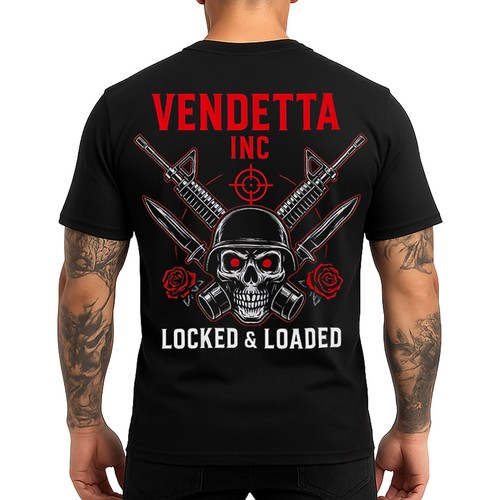 Vendetta inc shirt - vendetta, loaded
