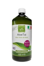 Aloe Vera da bere pura succo e polpa - funzione detox - benessere intestinale-1L