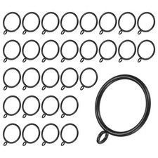 30 Pack Curtain Rings with