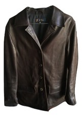 GIACCA ARFANGO FIRENZE VERA PELLE - Pelle Scamosciata Donna - Taglia 42 -Vintage